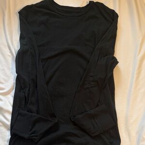 J. Crew Midnight Black Long Sleeve Top